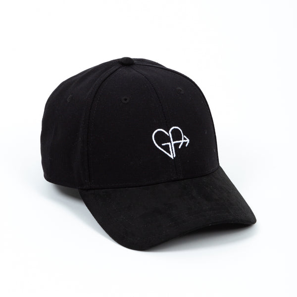 GA heart logo black hat front Galey Alix 