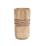 As luck would have it natural wood candle holder product shot Galey Alix