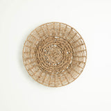 Seagrass with sass handwoven seagrass circular wall art 16 inch diameter Galey Alix