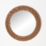 The MaryAnn hand braided rope mirror product shot Galey Alix