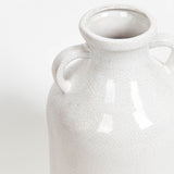 Urn my love white ceramic crackled urn product shot close up Galey Alix